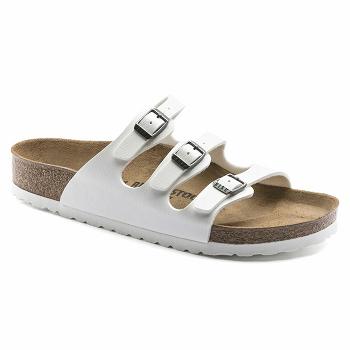 Florida Birkenstock Birko-flor Damske Biele | SK 75HAP